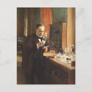 Albert Edelfilt, Porträtt till Louis Pasteur CC004 Vykort