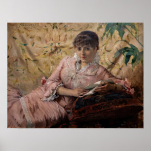Albert Edelfilt - Reading Parisienne Poster