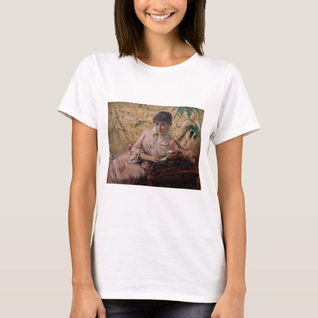 Albert Edelfilt - Reading Parisienne T Shirt (Framsida)