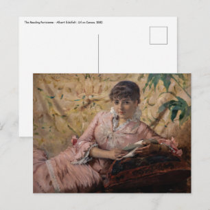 Albert Edelfilt - Reading Parisienne Vykort