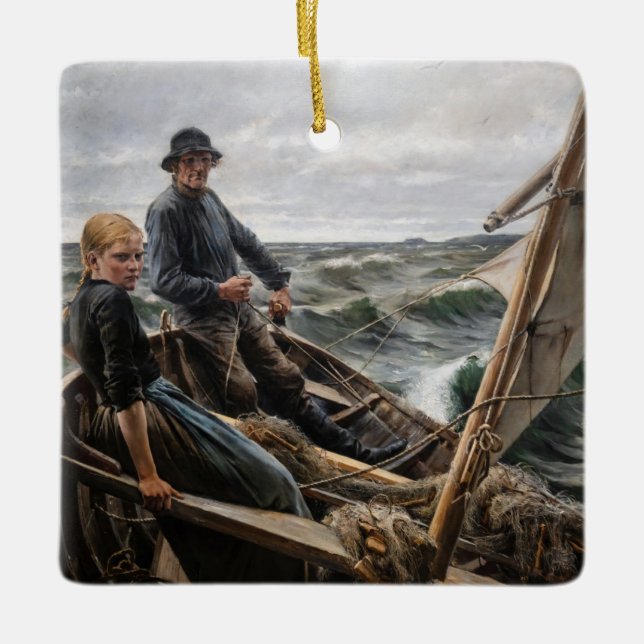 Albert Edelfilt - Sea Julgransprydnad Keramik (Framsida)