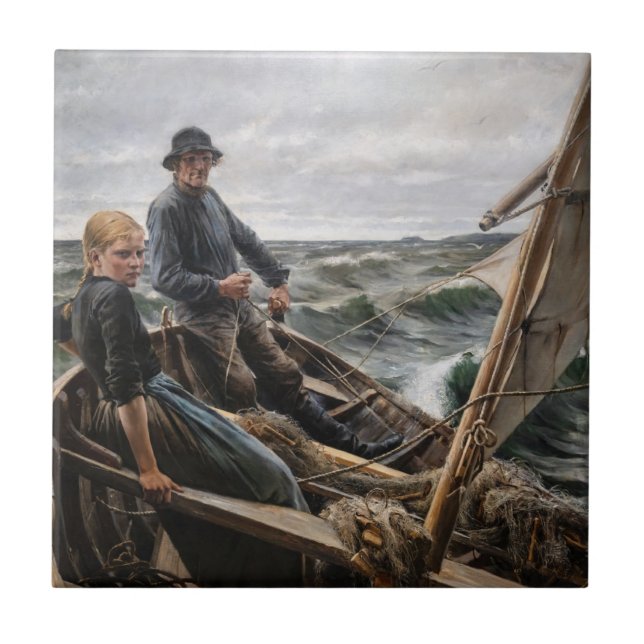 Albert Edelfilt - Sea Kakelplatta (Framsidan)