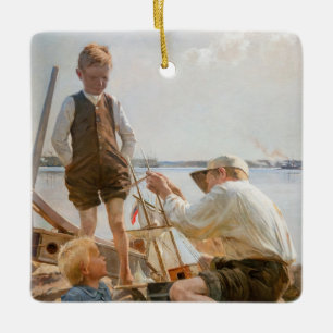 Albert Edelfilt - ShipBuilders Julgransprydnad Keramik