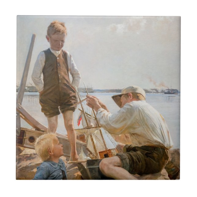 Albert Edelfilt - ShipBuilders Kakelplatta (Framsidan)