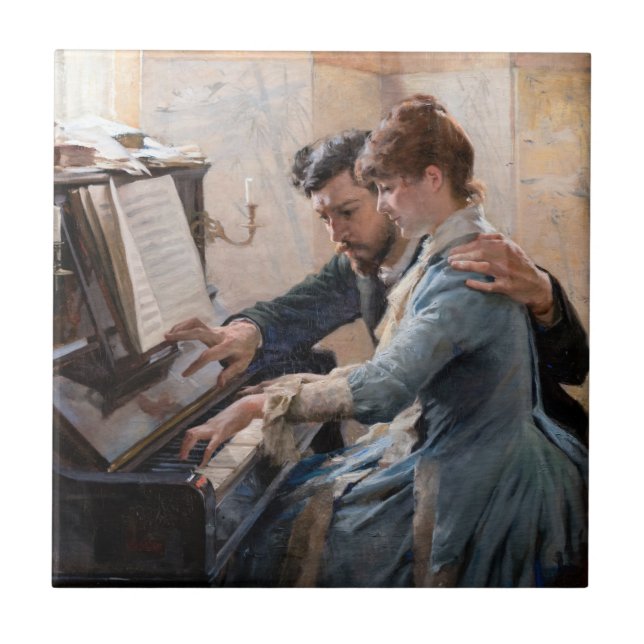 Albert Edelfilt - Spelar Piano Kakelplatta (Framsidan)