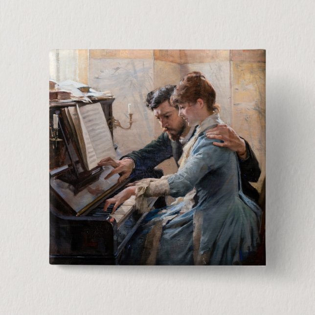 Albert Edelfilt - Spelar Piano Knapp (Framsida)