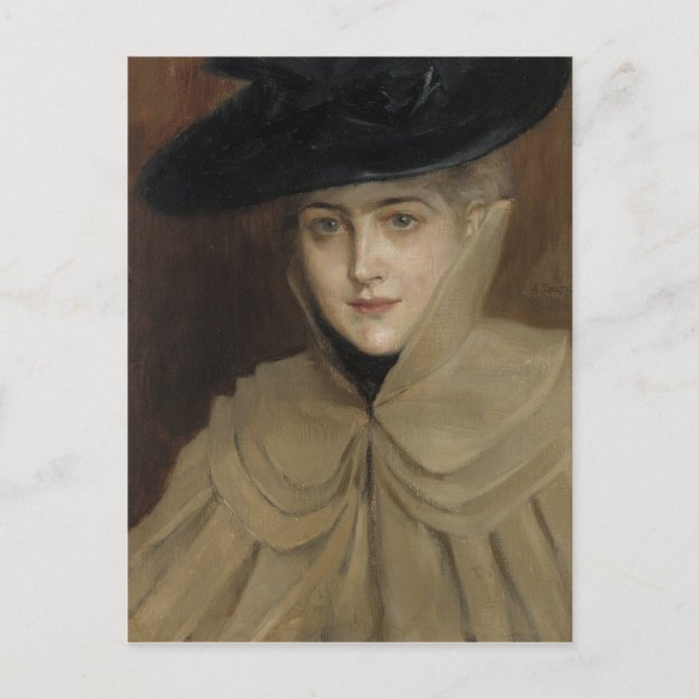 Albert Edelfilt The Black Hat CC0269-vykort Vykort (Framsida)