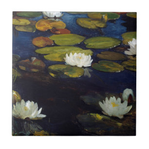Albert Edelfilt - Vatten Lilies, Study Kakelplatta