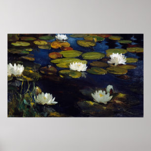 Albert Edelfilt - Vatten Lilies, Study Poster