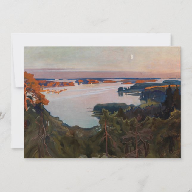 Albert Edelfilt - Vy över Haikko Inbjudningar (Framsida)