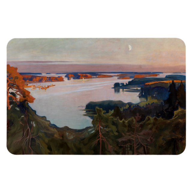 Albert Edelfilt - Vy över Haikko Magnet (Horisontell)