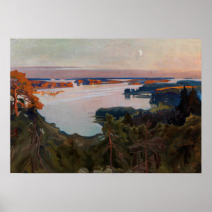 Albert Edelfilt - Vy över Haikko Poster