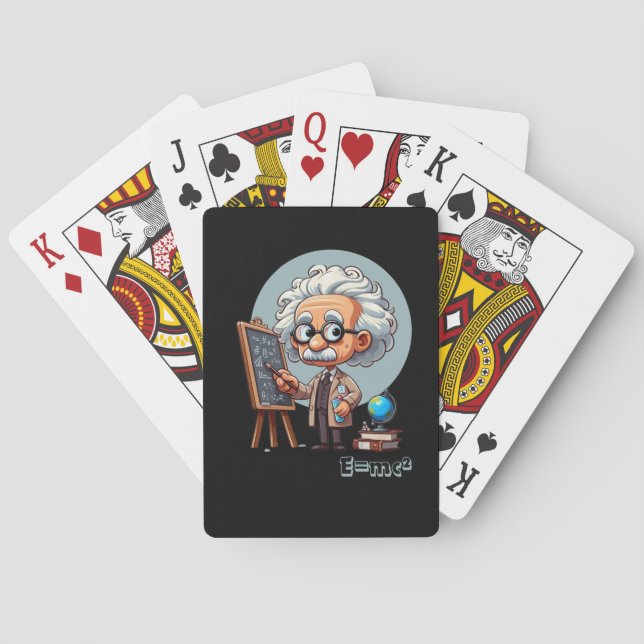 Albert Einstein   Casinokort (Baksidan)