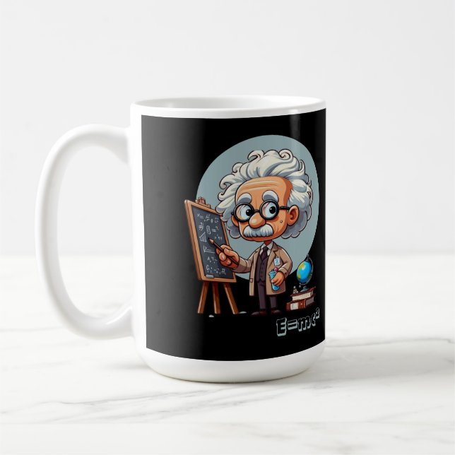 Albert Einstein   Kaffemugg (Vänster)