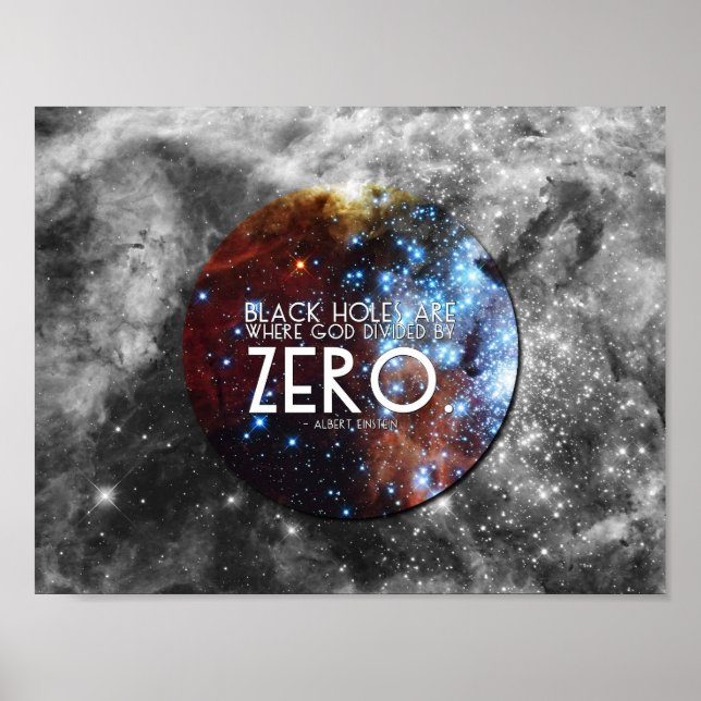 Albert Einstein Quote Poster (Framsidan)