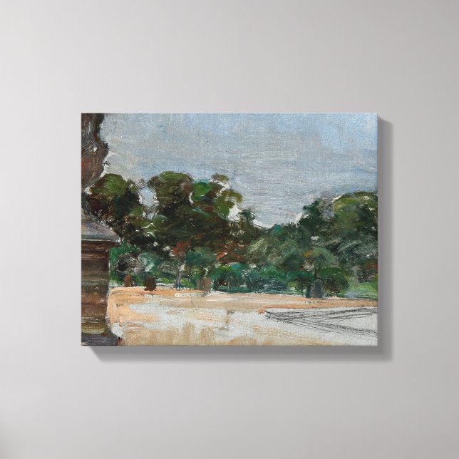 Albert Gottschalk - Från Tuileries Garden Canvastryck (Framsida)