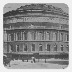 Albert Hall, 1900 Fyrkantigt Klistermärke