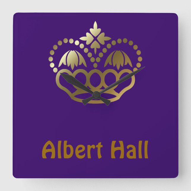 Albert Hall Fyrkantig Klocka (Framsida)