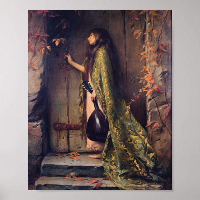 Albert Joseph Penot : La Petite Cigale - Porträtt Poster (Framsidan)