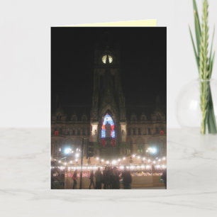 Albert kvadrerar tysk jul marknadsför, Manchester Helgkort