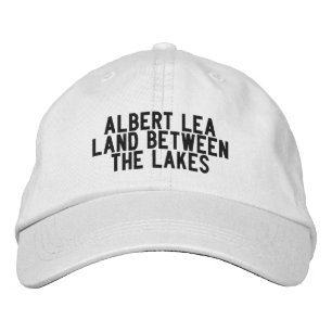 ALBERT LEA Minnesota Hatt Broderad Keps