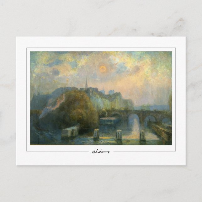 Albert Lebourg #184 - vykort för konst (Framsida)