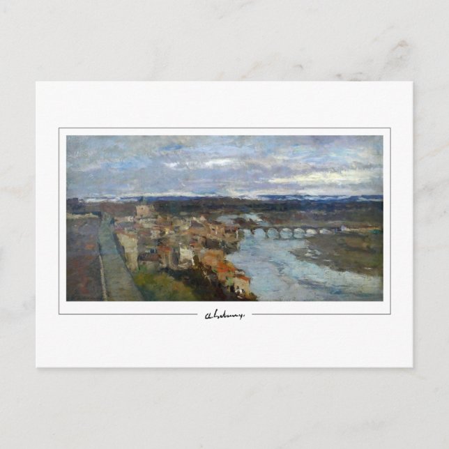 Albert Lebourg #42 - Finkonstkort Vykort (Framsida)