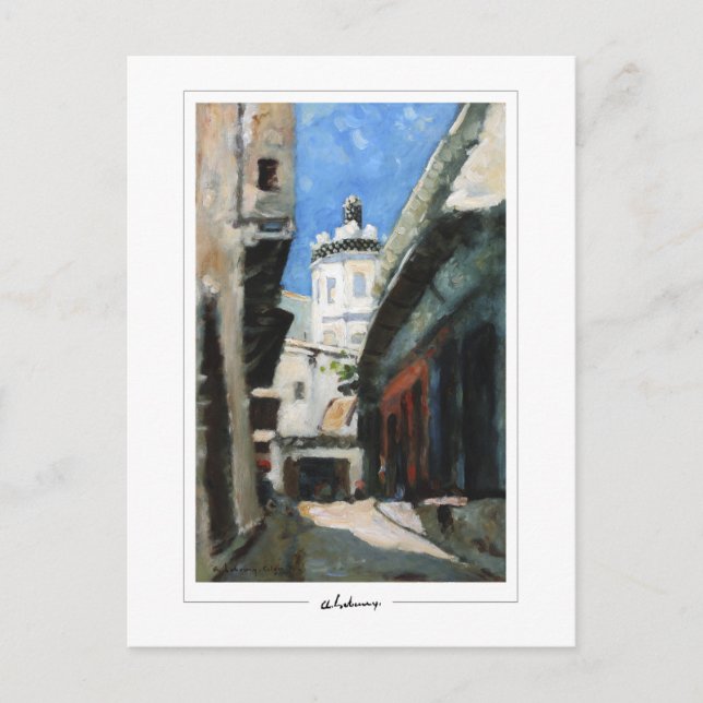 Albert Lebourg #7 - Finkonst Postkort Vykort (Framsida)