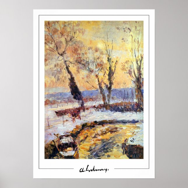 Albert Lebourg Zedign Art Poster #3 (Framsidan)