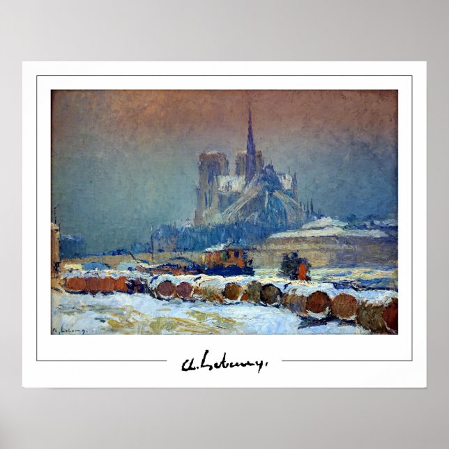 Albert Lebourg Zedign Art Poster #78 (Framsidan)