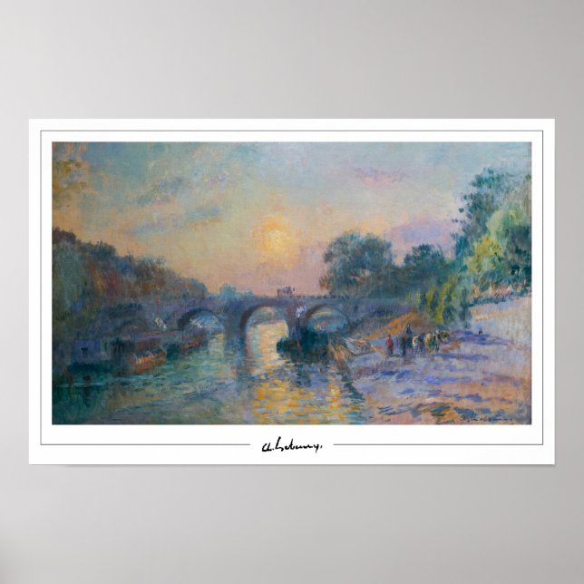 Albert Lebourg Zedign Art Poster nr 179 (Framsidan)