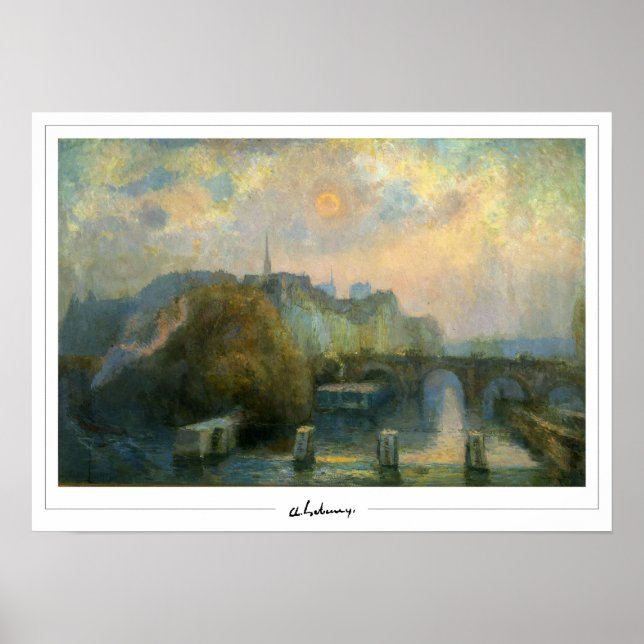 Albert Lebourg Zedign Art Poster nr 184 (Framsidan)