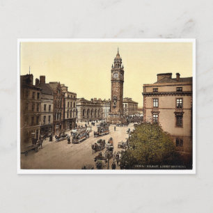 Albert Memorial. Belfast. Co. Antrim, sällsyntet I Vykort