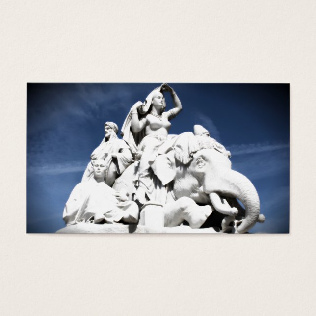 Albert Memorial Visitkort (Framsidan)