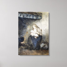 Albert Neuhuys Mor som sköljer sitt barn av bron