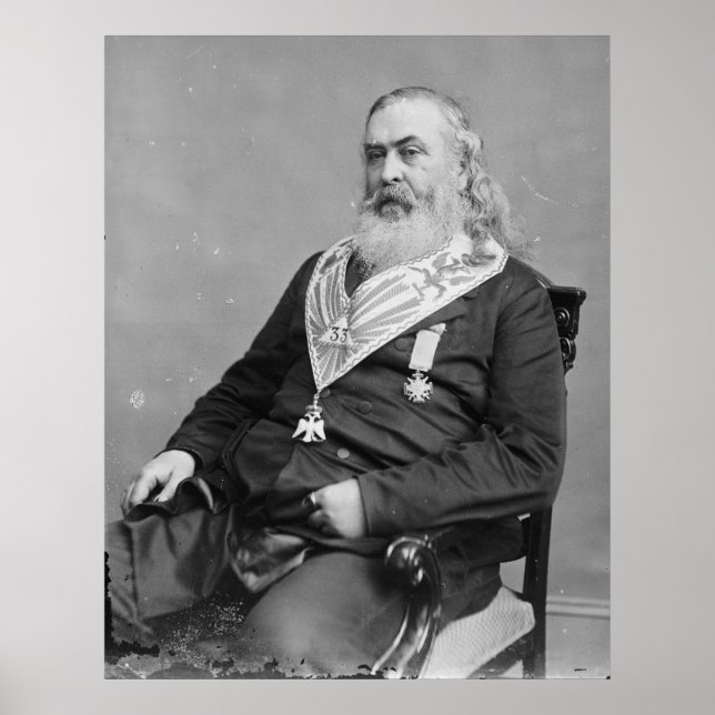 Albert Pike Poster (Framsidan)