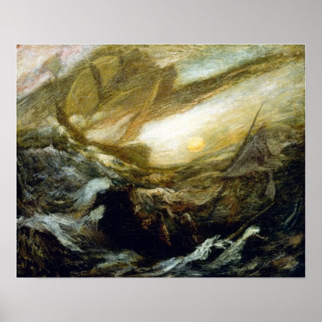 Albert Pinkham Ryder Flies Dutchman Poster (Framsidan)