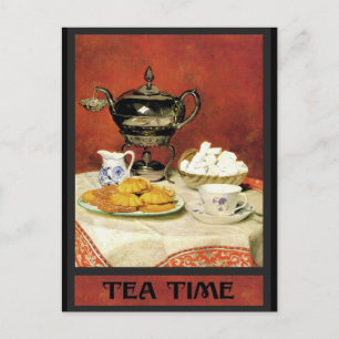 Albert Samuel Anker ~ Tea Time Vykort