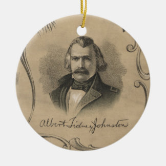 Albert Sidney Johnston Julgransprydnad Keramik