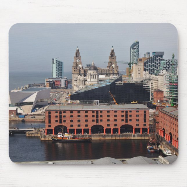 Albert skeppsdocka Liverpool - Mousepad Musmatta (Framsidan)