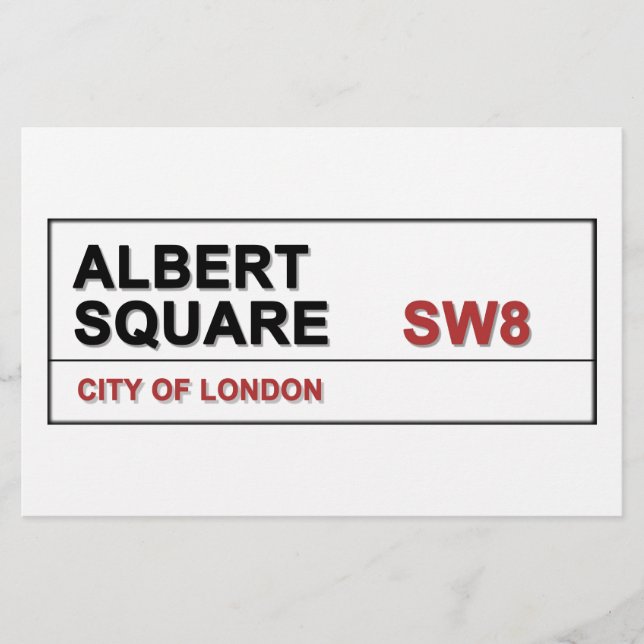 Albert Square London England (Framsida)