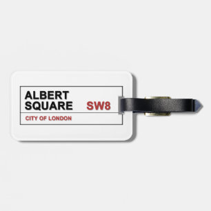 Albert Square London England Bagagebricka