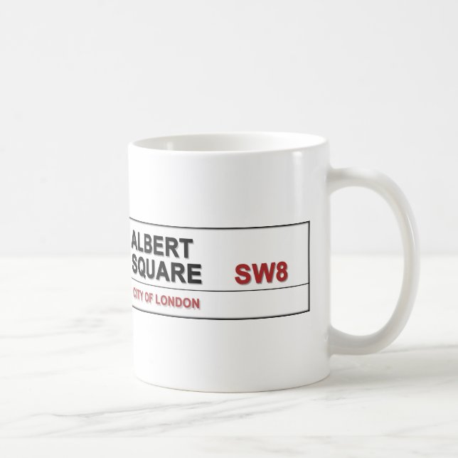 Albert Square London England Kaffemugg (Höger)
