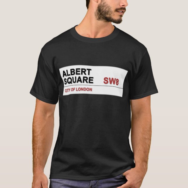 Albert Square London England T Shirt (Framsida)