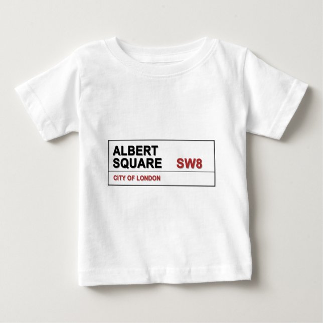 Albert Square London England T-shirt (Framsida)