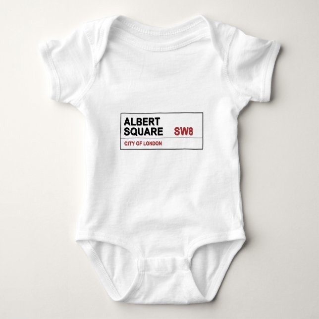 Albert Square London England T-shirt (Framsida)