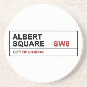 Albert Square London England Underlägg Sandsten