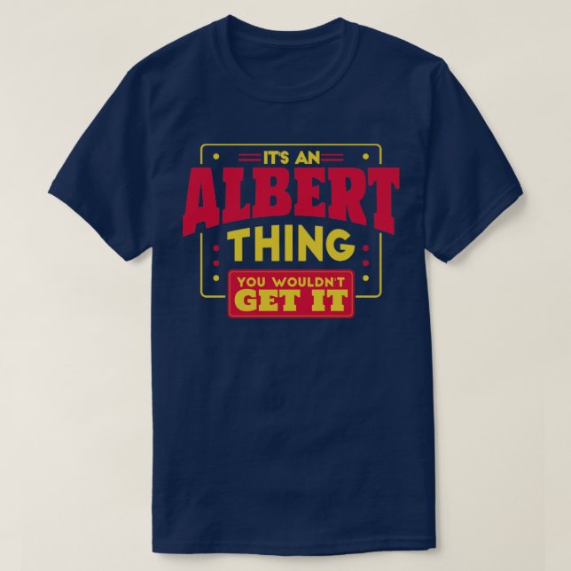 Albert T Shirt (Design framsida)