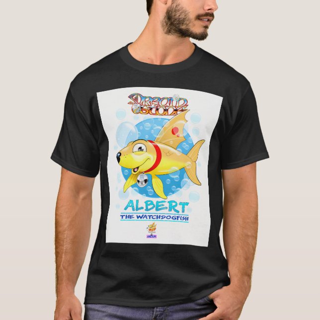 Albert Vakthundfisk T Shirt (Framsida)