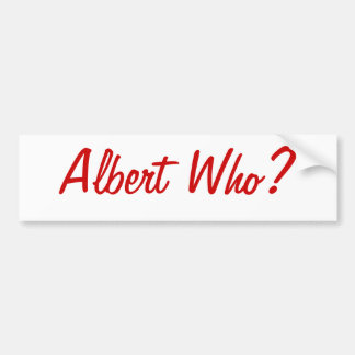 Albert vem? St Louis bildekal
